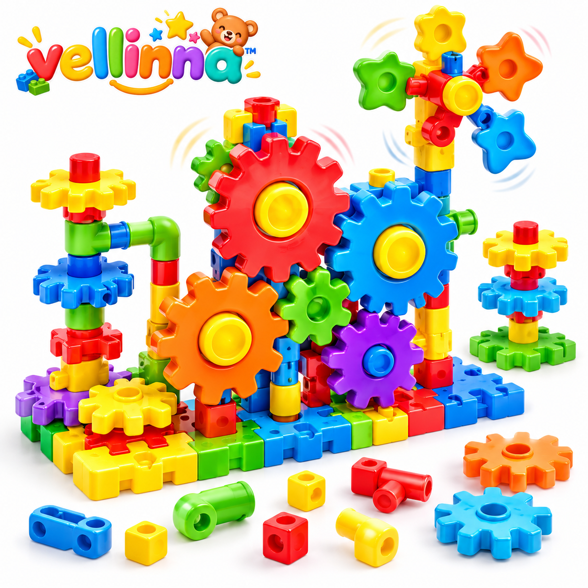 Spinning Gear STEM Construction Set - image 1