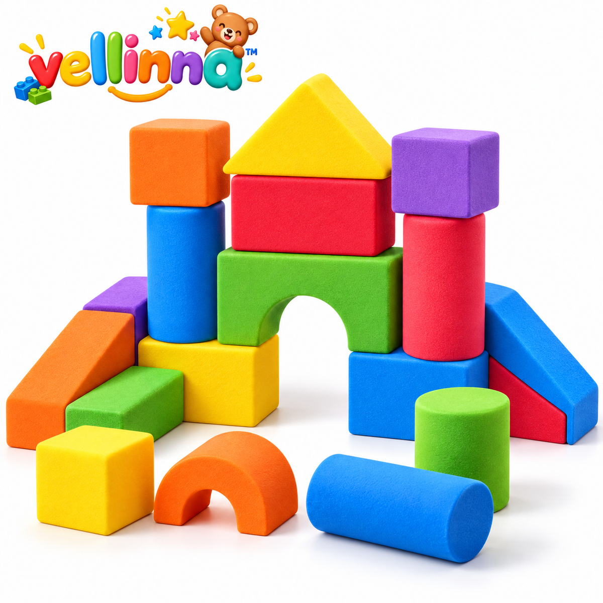 Soft Foam Shape Building Blocks - image 1
