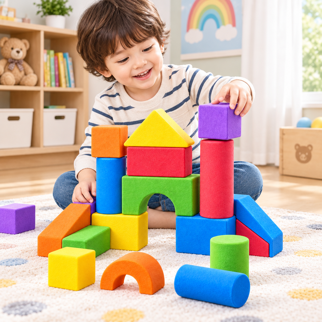 Soft Foam Shape Building Blocks - image 2