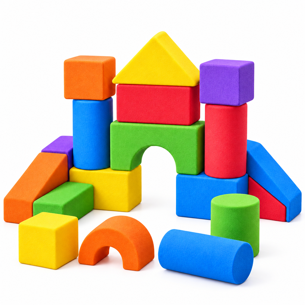 Soft Foam Shape Building Blocks - image 5