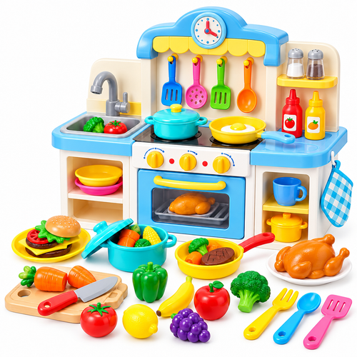 Deluxe Kids Kitchen & Food Playset - image 2