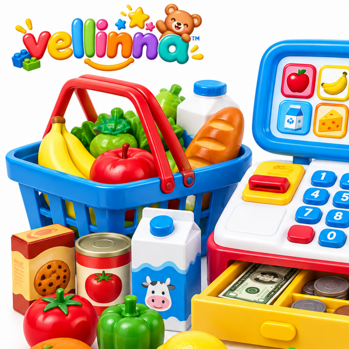 Supermarket Checkout & Grocery Set - image 3