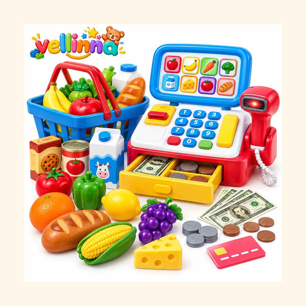 Supermarket Checkout & Grocery Set - image 5
